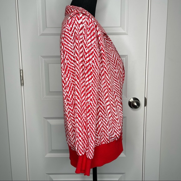 Vintage DG California Red and White Blouse - Picture 7 of 10